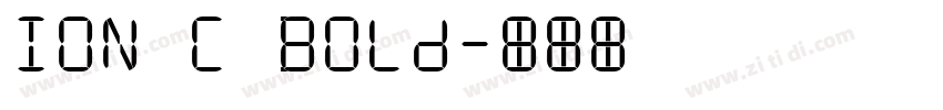 ION C Bold字体转换